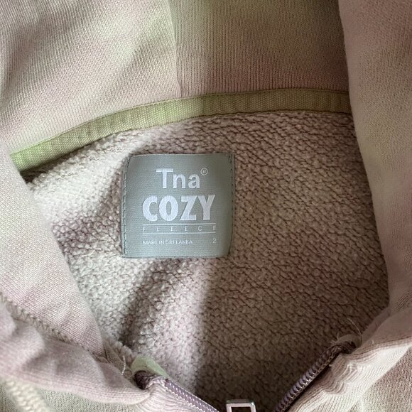 TNA Purple tie-dye hoodie - Size 2 (M) - Picture 3 of 4